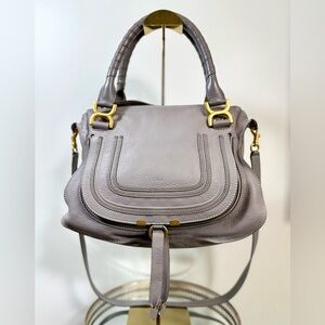 C.h.l.o.e Marcie Satchel Leather bag Medium